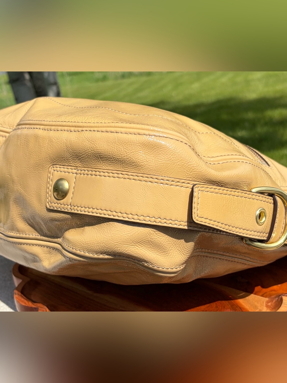 Coach Legacy Editorial Zoe XL Patent Leather Hobo 12736 EUC - Picture 12 of 17